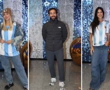 De Wanda y Zaira Nara a Nicolás Francella: en fotos, los looks de cancha de los famosos en el VIP de Argentina-Venezuela