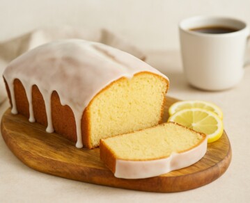 El secreto para que el budín de limón quede húmedo y esponjoso