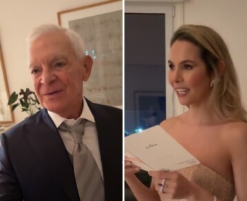 Eduardo Costantini: la sorpresa de Elina que lo emocionó hasta las lágrimas en su cumpleaños