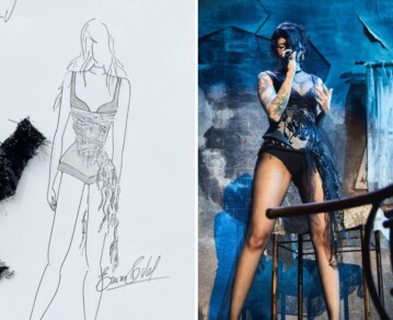 Cazzu, de figurines a haute couture: así fue el impactante making of del vestuario que lució en el Movistar Arena