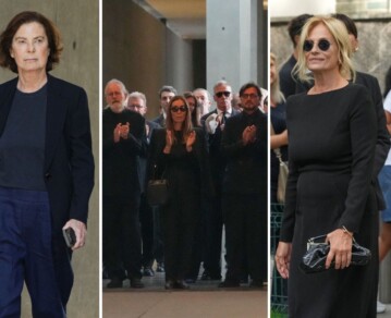 Las fotos del doloroso entierro de Giorgio Armani: así despidieron al ícono de la moda