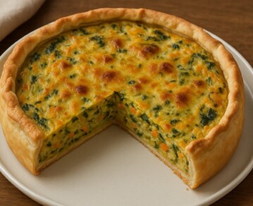 Tarta de verduras rápida: cómo prepararla en sólo 5 pasos