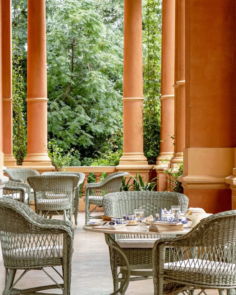 El coqueto Bistró Villa Ocampo. 