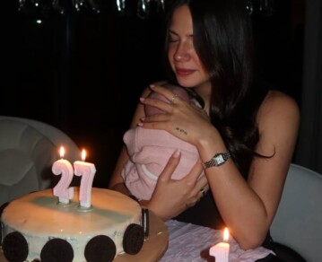Ailén Cova celebró sus 27 años con un festejo íntimo y doble motivo para brindar