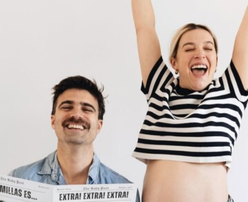 Sofía Pachano reveló el sexo de su primer bebé son Santiago Ramundo: las fotos del anuncio