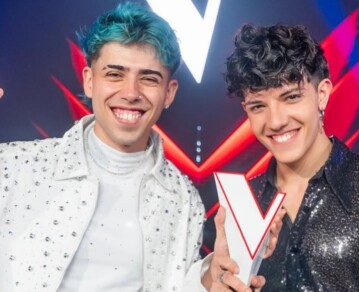 Así fue el especial reencuentro de Luck Ra y Nicolás Behringer tras ganar La Voz Argentina