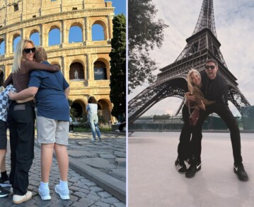 Roma y París: las increíbles fotos del viaje familiar de Luisana Lopilato por Europa