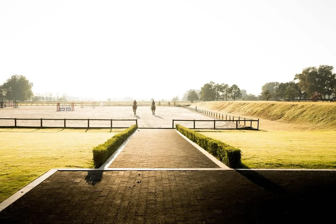 La zona de equitación.