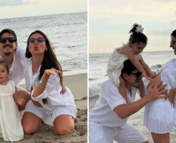 Así fue el especial momento en el que India, la hija de la China Ansa, conoció a su hermanito