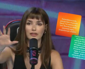 “Estoy esperando el momento para encontrarla sola”: Agustina Peñalva mostró los mensajes que recibe de su acosador