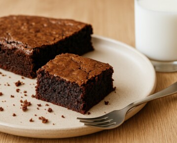 Brownie exprés: cómo hacerlo en sólo 10 minutos y sin batidora