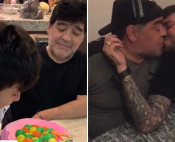 "Espero que estés orgulloso": los emotivos mensajes de los hijos de Diego Maradona en el día de su cumpleaños