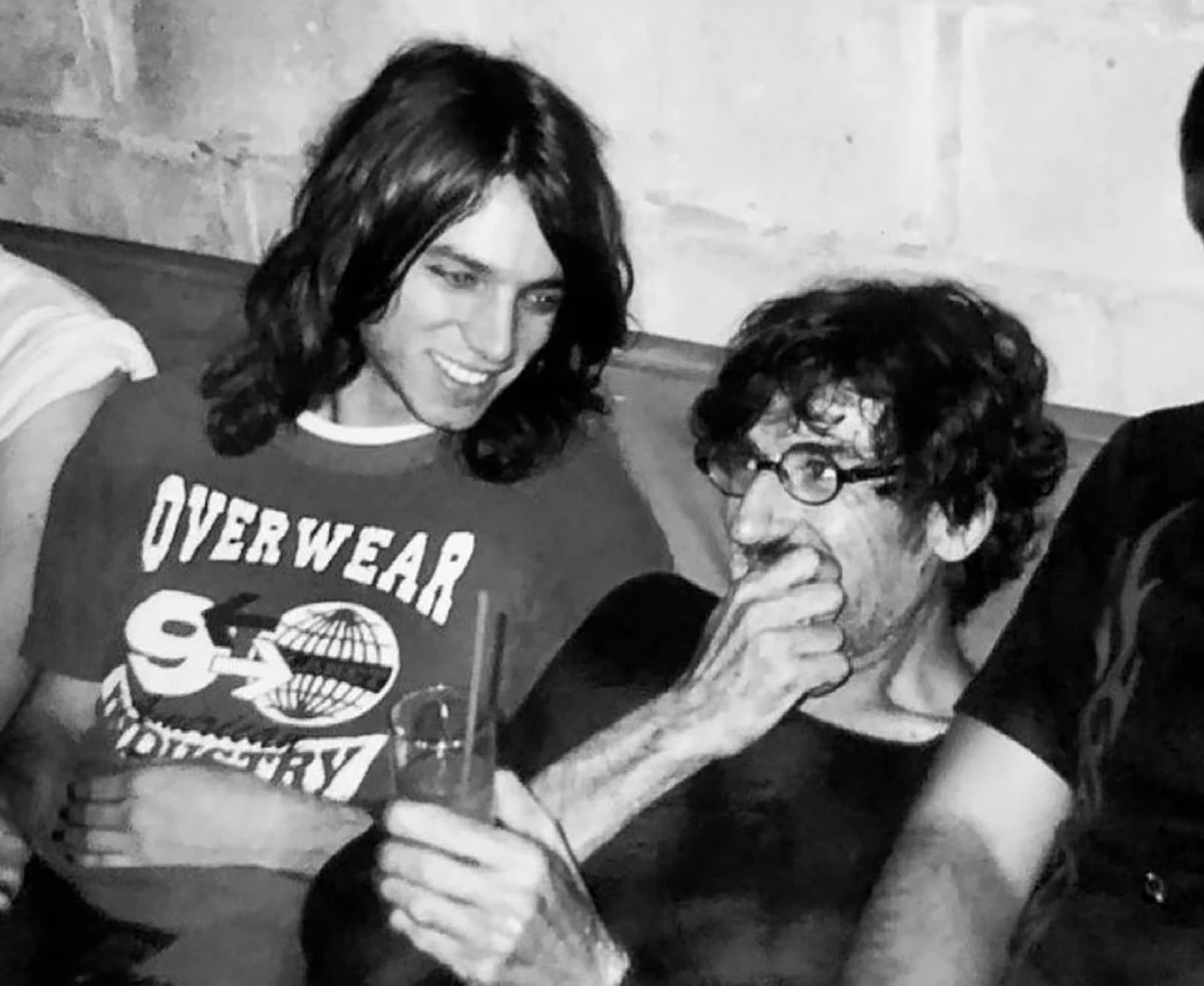 Una foto vintage de Joaquín junto a Charly García.