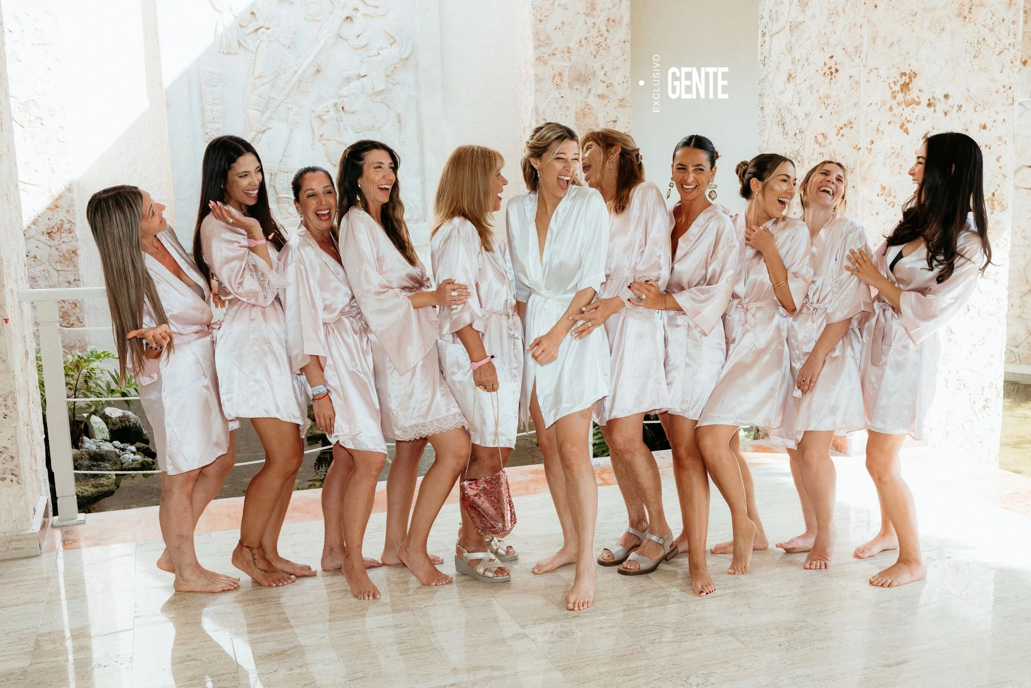 La juntada de amigas previa a la boda. 