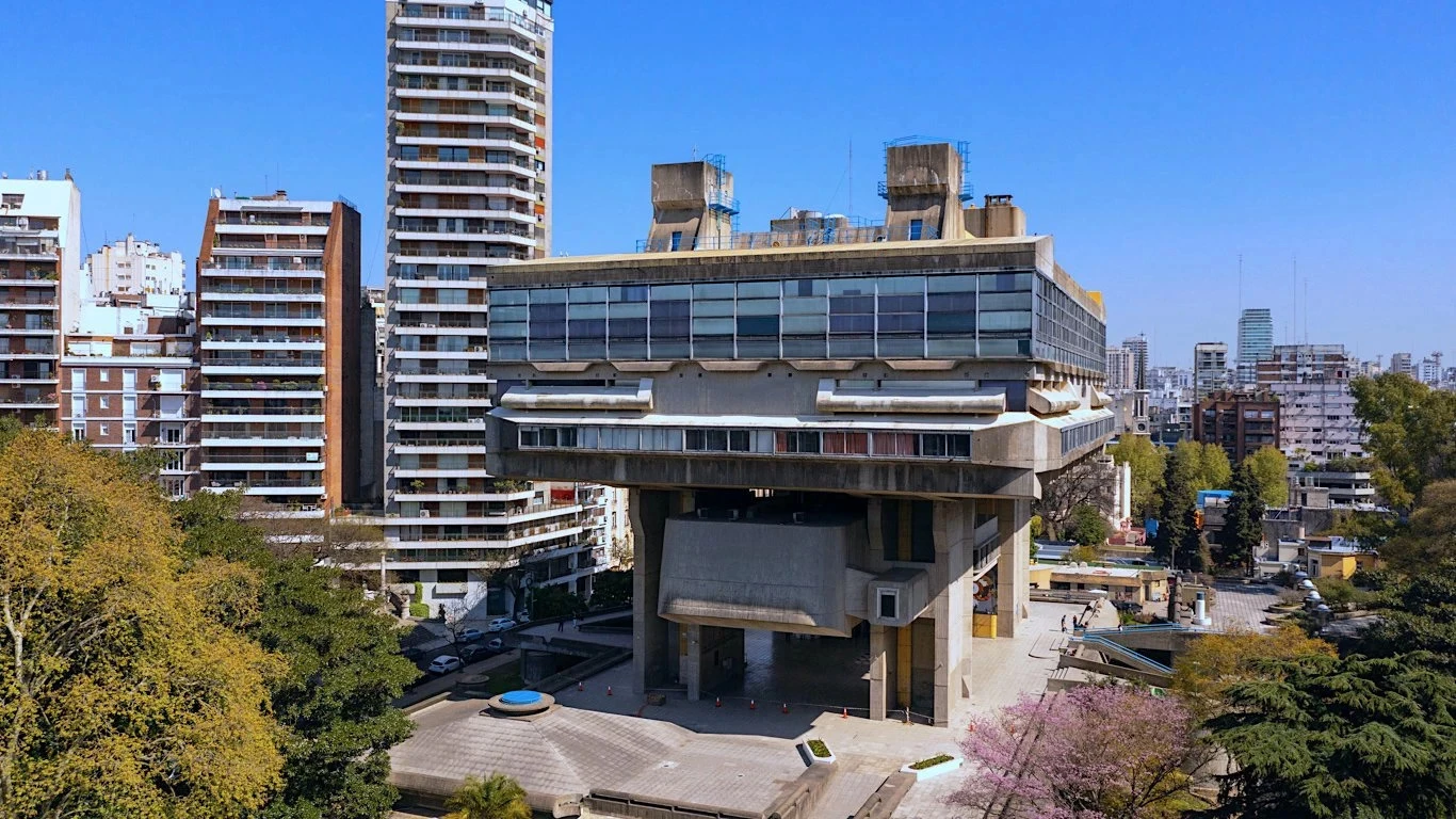 La estructura disruptiva del edificio. 