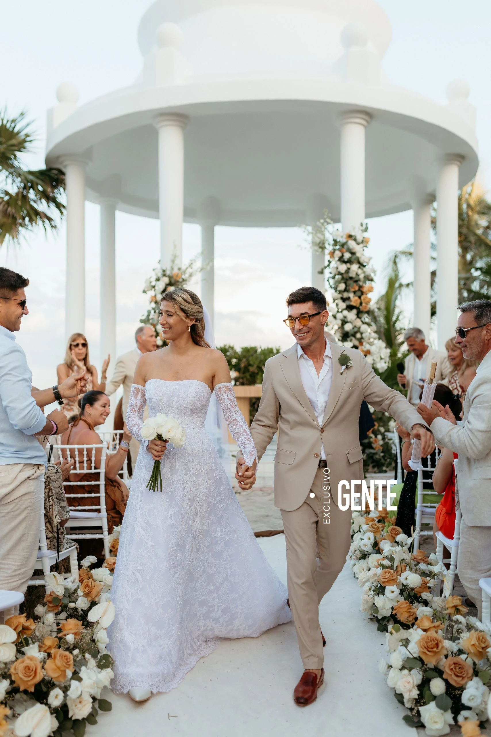 Agustín Neglia y Mariana Rojas.