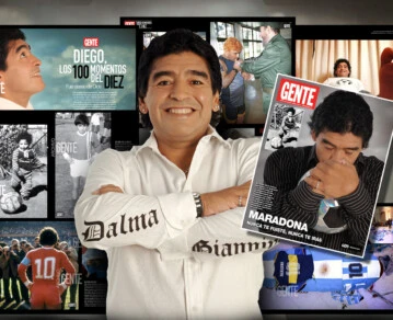 Diego Maradona en GENTE