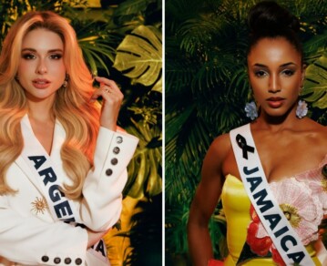 Qué dijo Aldana Masset tras la aparatosa caída de su compañera en la preliminar de Miss Universo