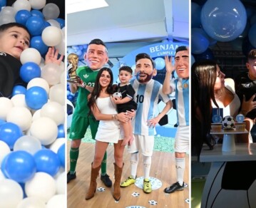 Así fue el divertido cumpleaños temático de Benjamín, el hijo de Enzo Fernández y Valentina Cervantes