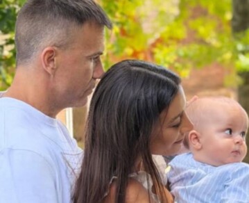 Las fotos del bautismo de Marco, el bebé de Sol Pérez y Guido Mazzoni