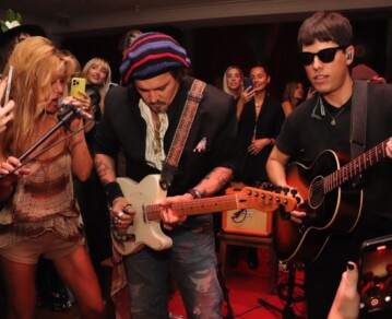 Johnny Depp en modo rockstar: la noche épica que Gaby Álvarez armó en el Faena