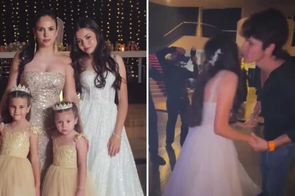 Looks Mía-Romina Uhrig-Los 15 de la hija de Romina Uhrig