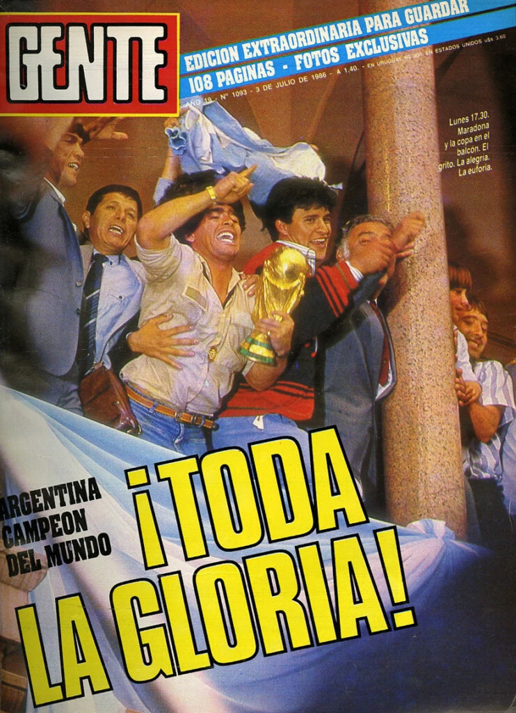 Diego Maradona en Gente