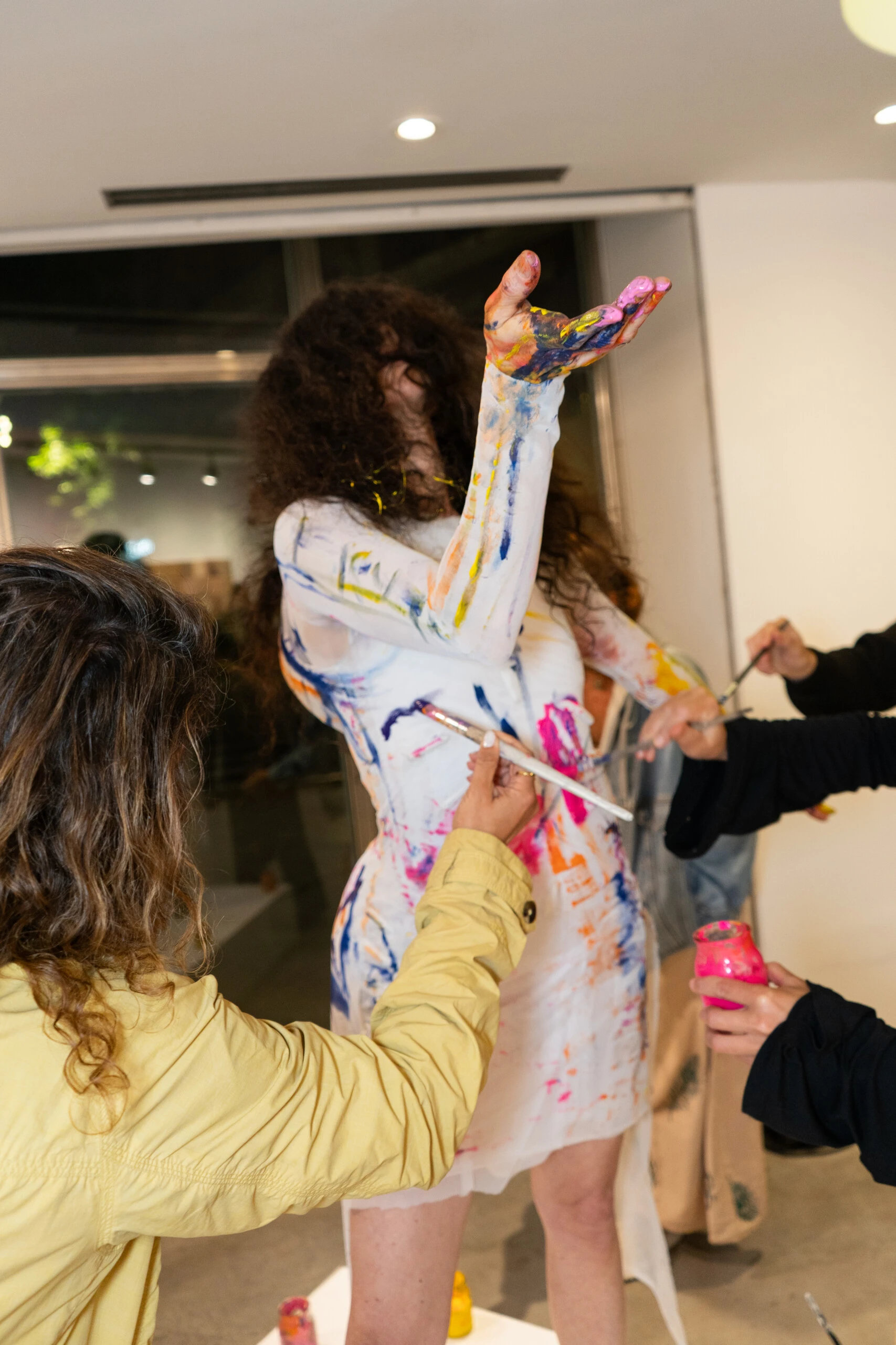 Arte en vivo en La Noche de los Museos.
