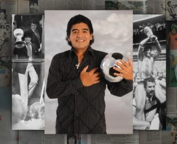 Maradona en Gente