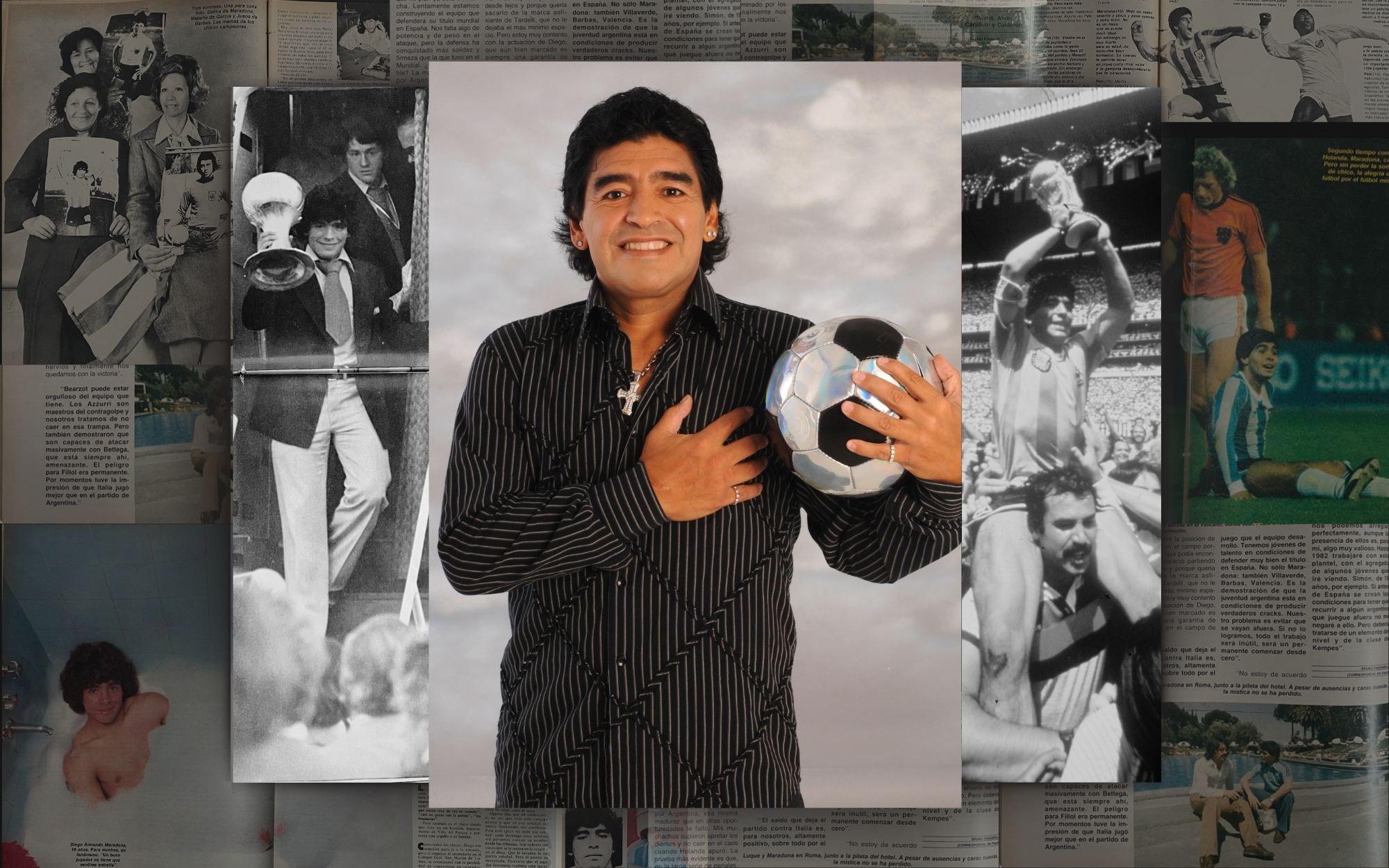 Maradona en Gente