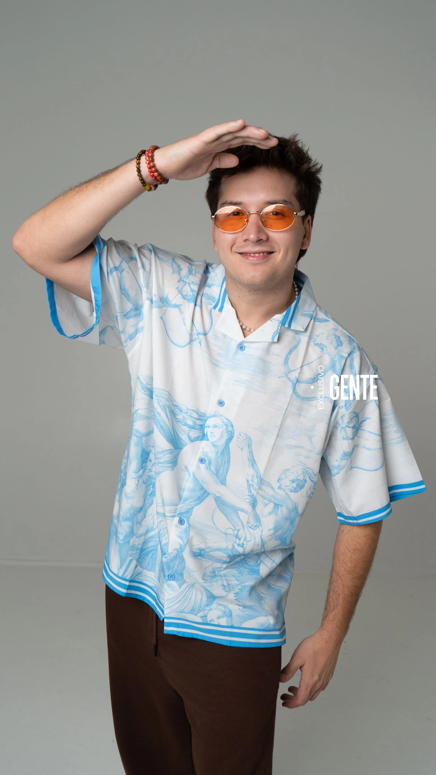 La producción de Jandino para Revista GENTE.