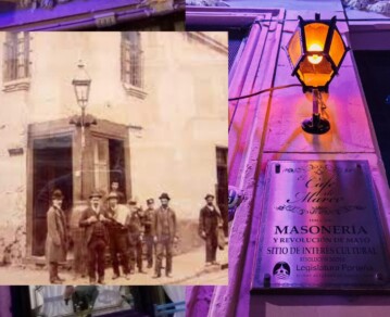 Cómo desayunar por 5.800 pesos en un "café oculto masónico" inaugurado en 1801 y que fuera visitado por Belgrano y próceres de la Revolución de Mayo
