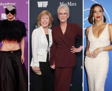 En fotos: de Rosalía y Jamie Lee Curtis a Eva Longoria, los looks que marcaron tendencia el fin de semana