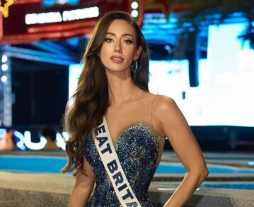 ¿Realidad o actuación? Así fue la impactante caída de la representante británica en Miss Universo que se volvió viral