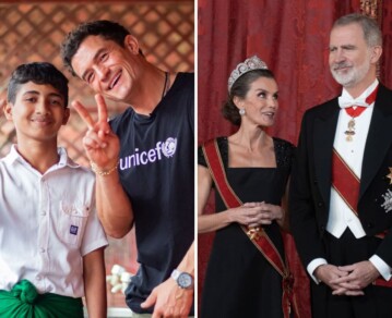 De la misión humanitaria de Orlando Bloom a la gala de Letizia Ortiz y Felipe VI, las postales que marcaron agenda