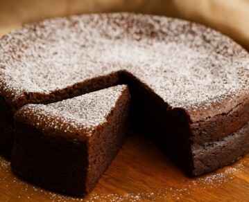 Cómo hacer una torta húmeda de chocolate sin harina en sólo 40 minutos