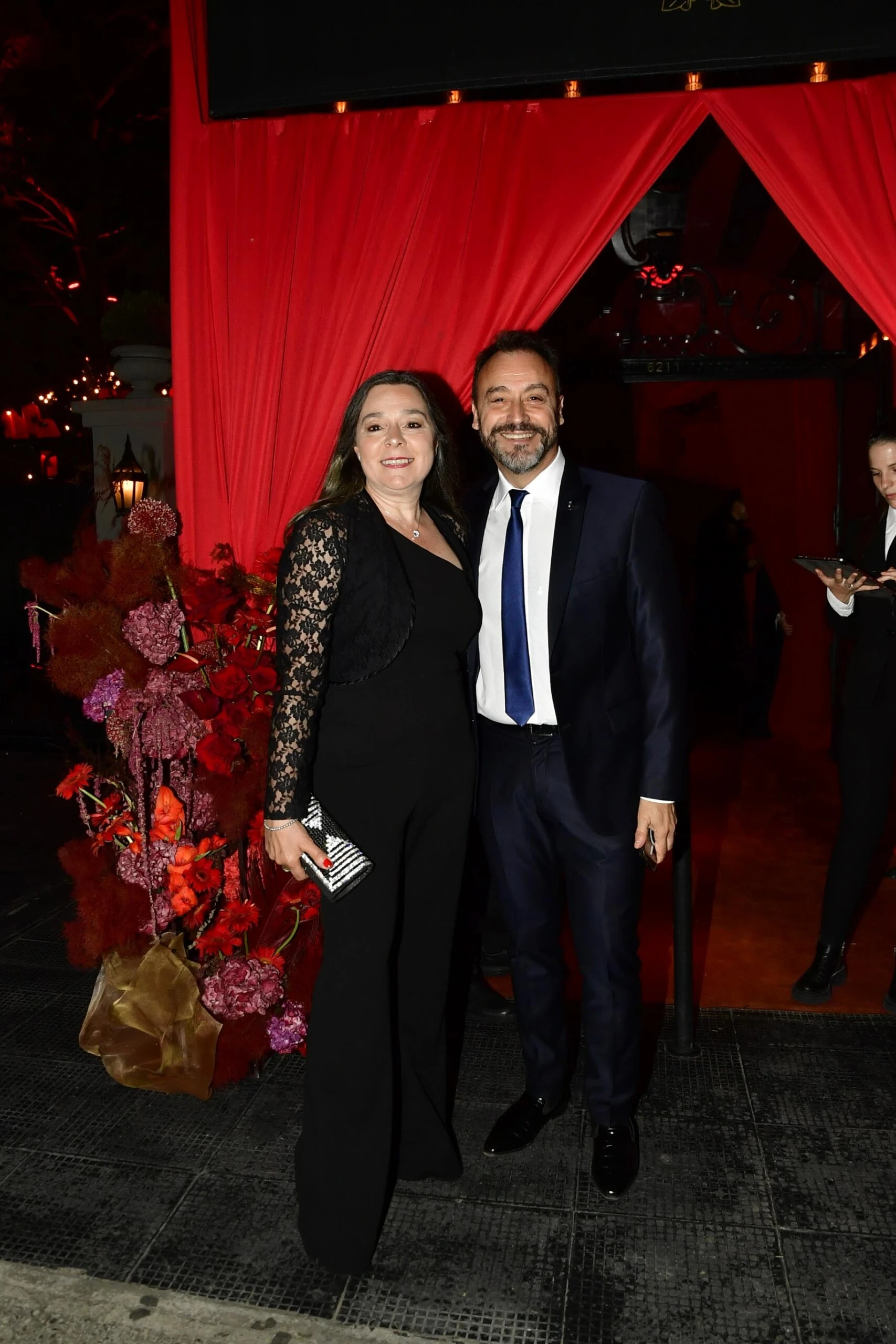 Adrián Pallares y Cecilia, su esposa. 