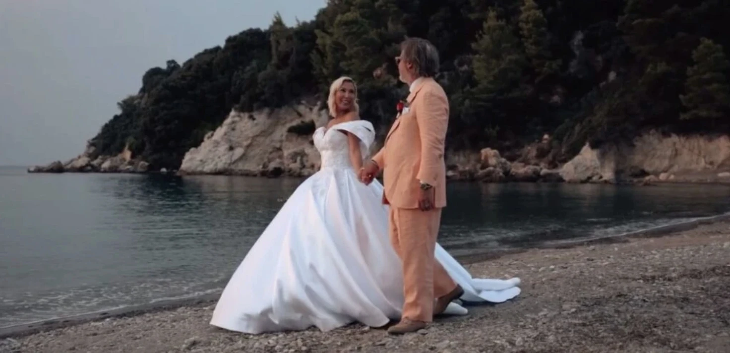 La soñada boda de Celina y Federico se celebró en seprtiembre del año pasado en Grecia.