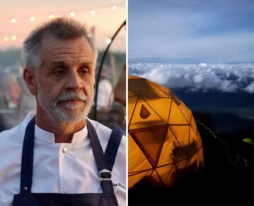 Cómo es el refugio del volcán Lanín donde Christian Petersen pasó la noche antes de descompensarse