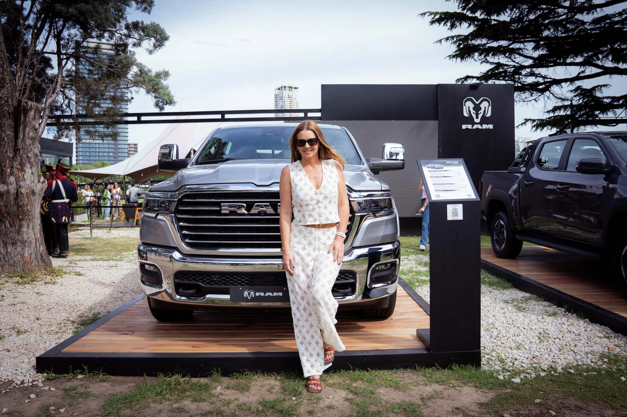 El stand de RAM, a pocos metros de Cancha 1.