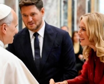 La emoción de Luisana Lopilato y Michael Bublé al conocer al Papa León XIV: "Fue el mejor día de mi vida"