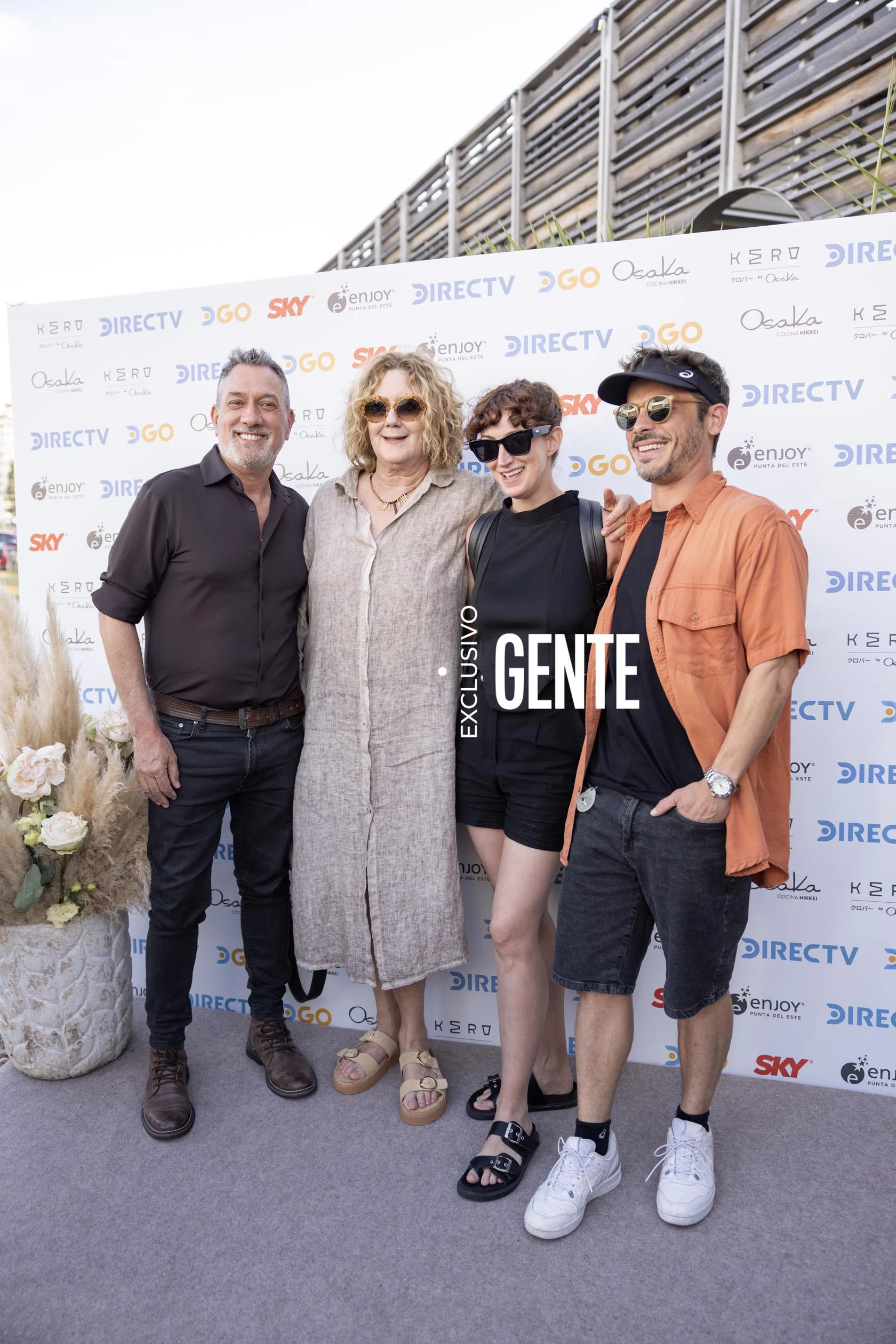 Alejo García Pintos, Verónica Llinás, Anita Gutiérrez y Tomás Fonzi.
