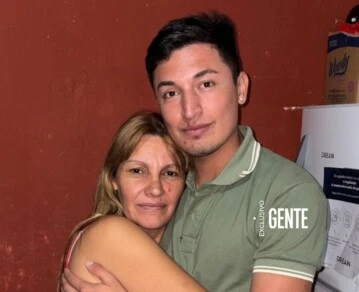 Braian Paiz y su mamá Sandra-Caso Liam Payne-revista GENTE
