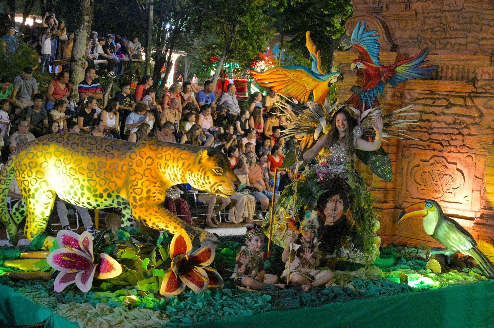 Parte de las celebraciones en la Fiesta Nacional de la Navidad.