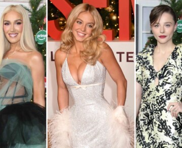 De Sydney Sweeney a Gwen Stefani o Chloë Grace Moretz: los looks "navideños" invaden las alfombras rojas neoyorquinas