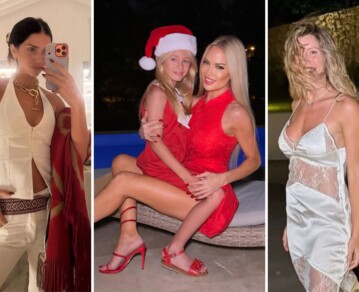 De Zaira Nara y Laurita Fernández a Luciana y Matilda Salazar: las fotos de los sofisticados looks de las famosas para celebrar Navidad
