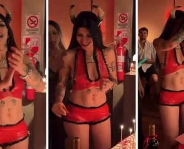 Así fue el cumpleaños de Cazzu: acompañada por su círculo íntimo, con karaoke y un explosivo look