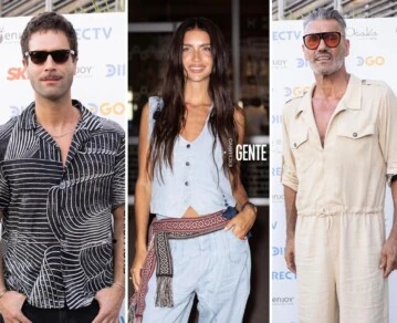 nico furtado, zaira nara y sergio goycochea