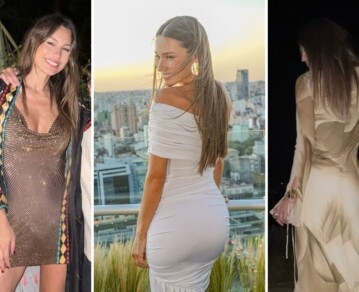 Blanco etéreo, rosa suave y metalizados: la guía de looks de verano de Pampita ideales para lucir en Año Nuevo