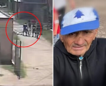 Se conoció el video del brutal ataque al jubilado de José C. Paz que agonizó 7 días tras el robo de su bicicleta